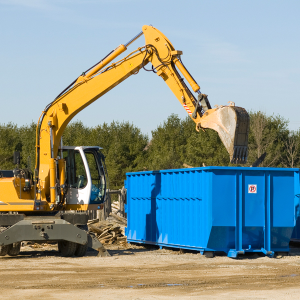 can i request a rental extension for a residential dumpster in Hawley